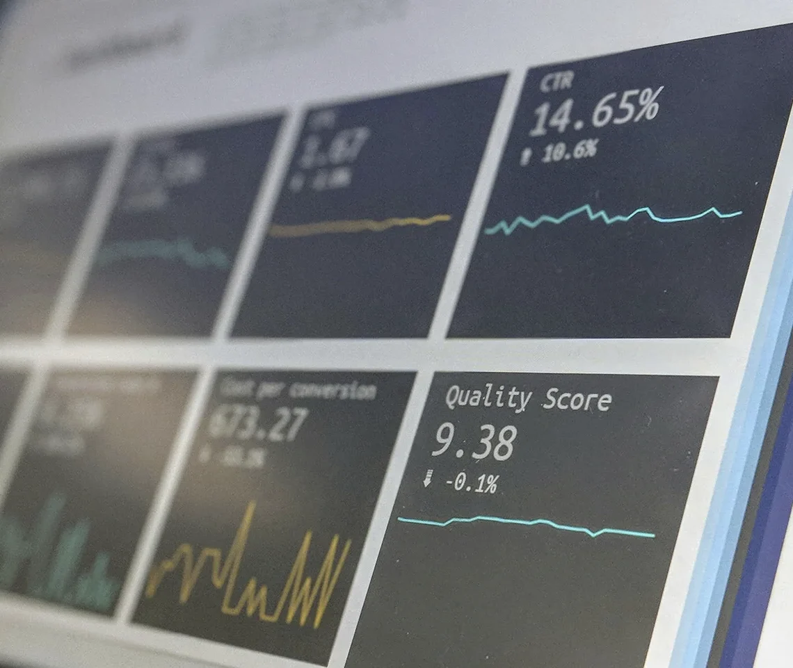 Clear and categorized dashboards